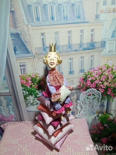 Принцесса на горошине,стилизованная кукла