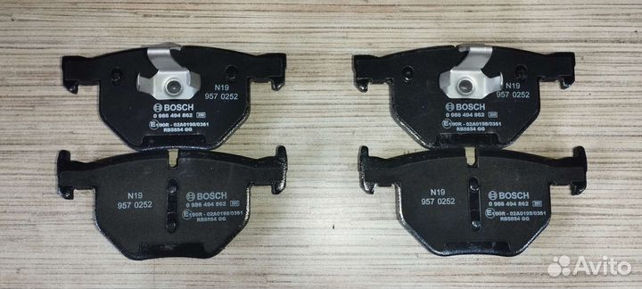 Задние тормозные колодки (дисковые) BMW X5, X6 06