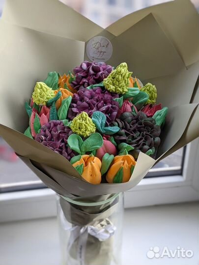 Букет из зефира