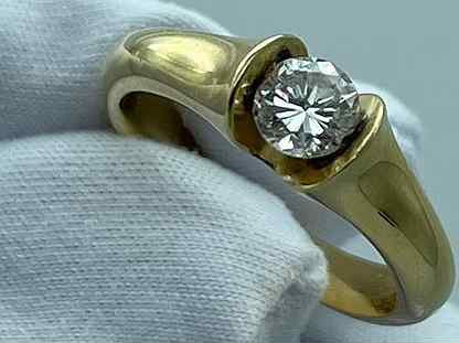 Золотое Кольцо 585 пробы с бриллиантом. Рассрочка