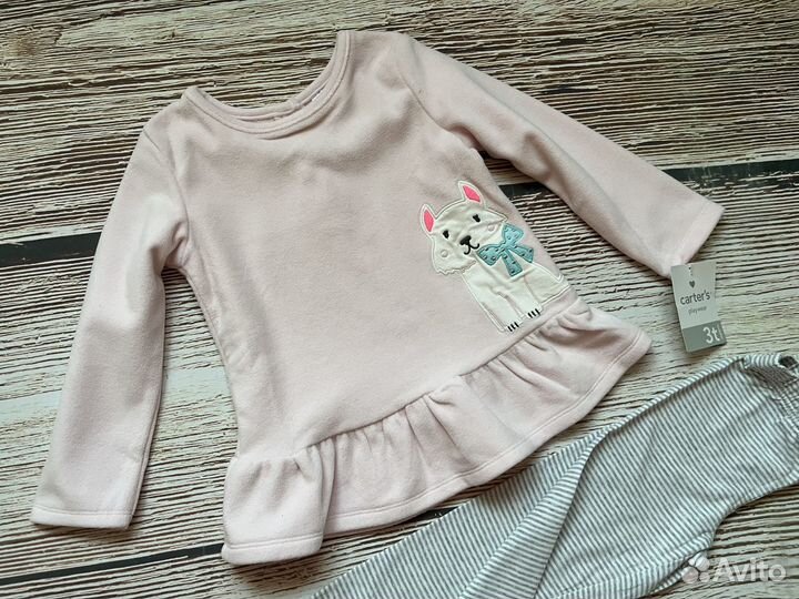 Новый комплект Carter's кофта + леггинсы 3T 4T