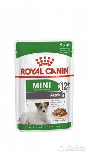 Влажный корм для собак royal canin Mini Ageing 12+