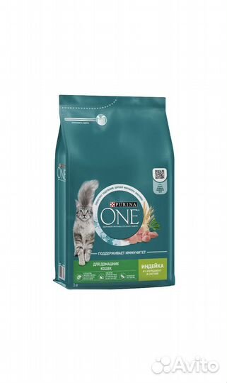 Корм Purina one для кошек 3 кг