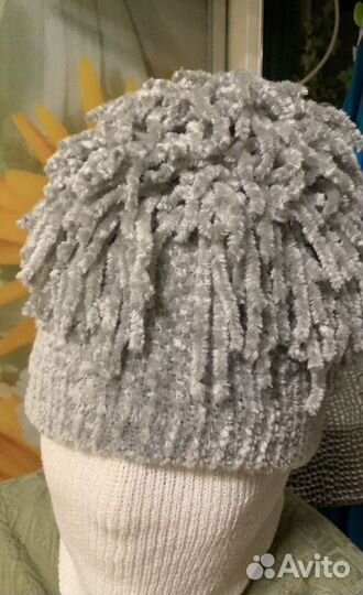 Стильная винтажная шапка