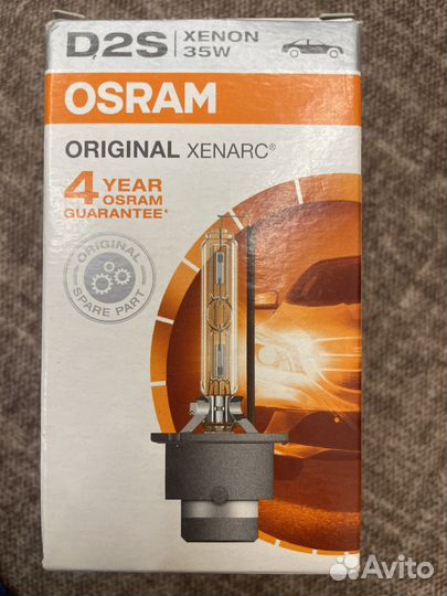 Лампы osram D2S xenarc original xenon 35W