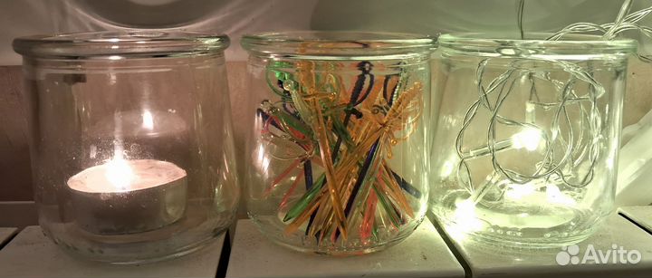 Баночки 175мл много