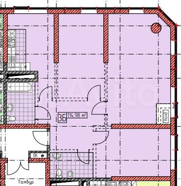 3-к. квартира, 115 м², 20/29 эт.