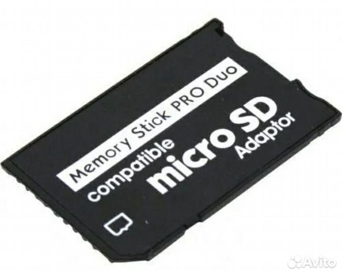 Адаптер для PSP микросд в карту мемори стик про2