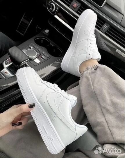 Кроссовки Nike air force 1 low белые