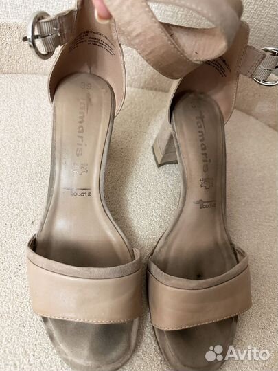 Босоножки женские натульная кожа