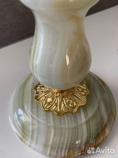 Подсвечник канделябр из оникса