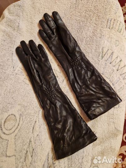 Перчатки женские кожаные Eleganzza