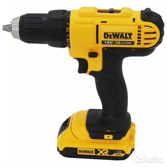 Дрель аккумуляторная dewalt DCD 771 D2 18v 2,0Ah