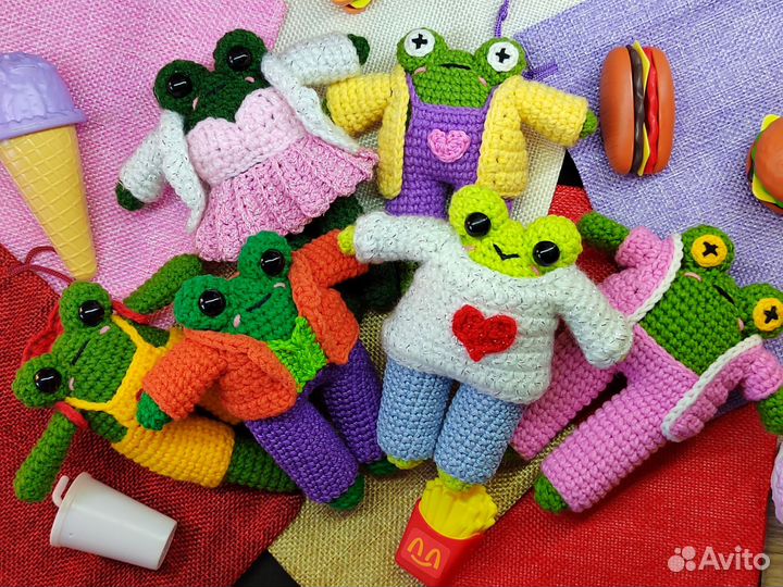 Жабки вязаные