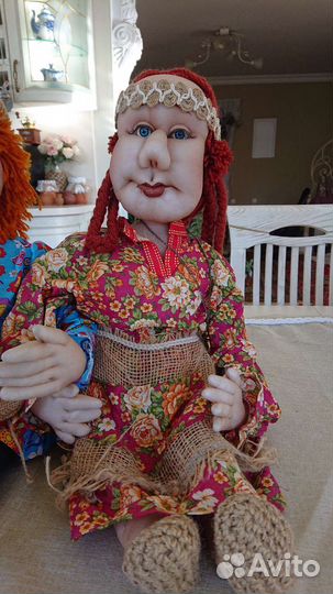 Куклы в чулочной технике