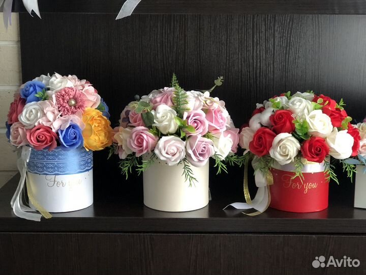 Мыльные цветы. Букет из мыльных роз на 1 сентября