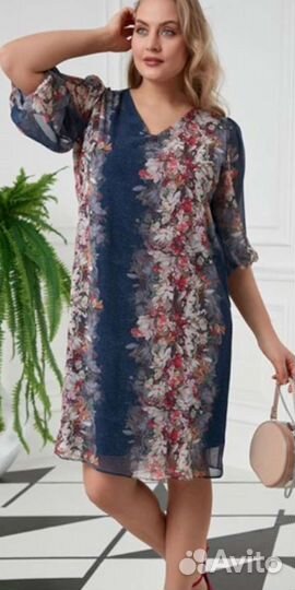 Платье женское в размере плюс,Турция