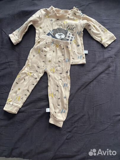 Вещи пакетом на малыша (девочку) 9-12 мес 74-80