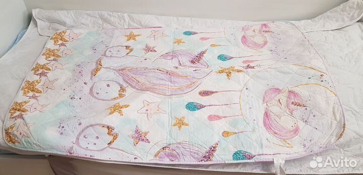 Постельное белья, бортики, покрывало в кроватку