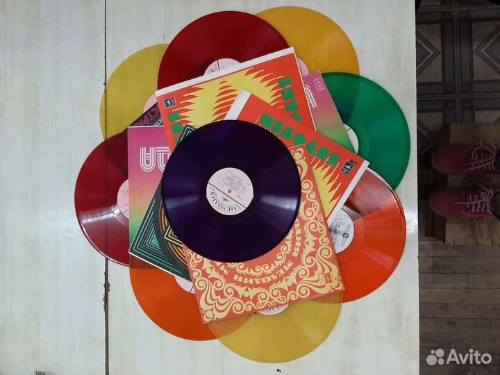 Цветной винил 7 шт