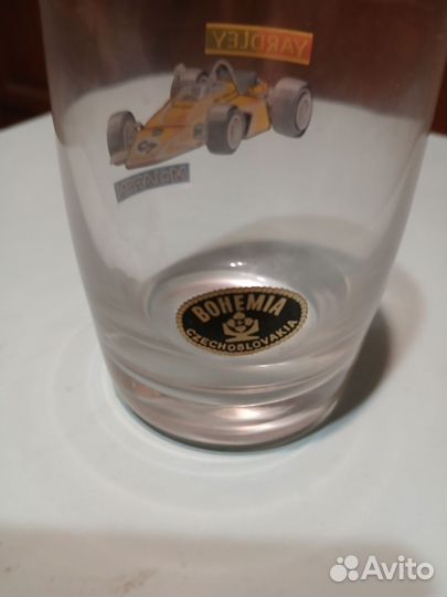 Стаканы с машинками чехословакия