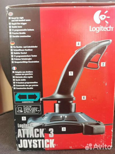 Джойстик Logitech Attack 3