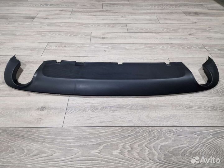 Накладка (Юбка) заднего бампера Audi A6 C6 Рестайл