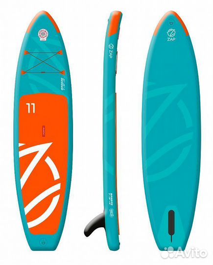 Надувная доска для sup-бординга ZAP breeze 11'6