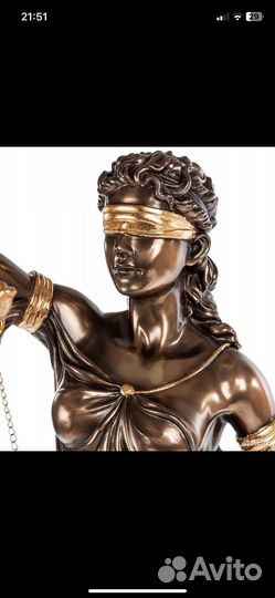 Статуэтка Фемида. Богиня провосудия. (Люкс)