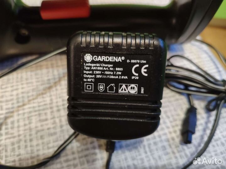 Аккумуляторные ножницы gardena accu 60