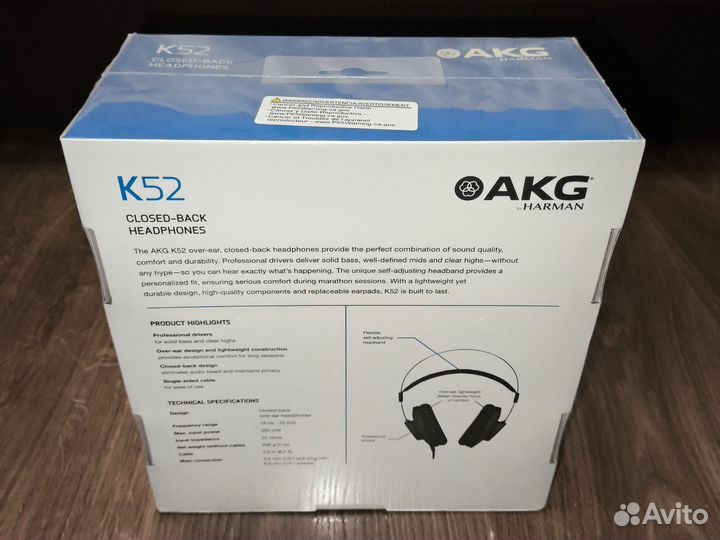 Наушники AKG k52