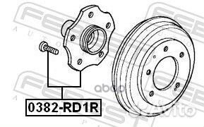 Ступица 0382-RD1R 0382-RD1R Febest