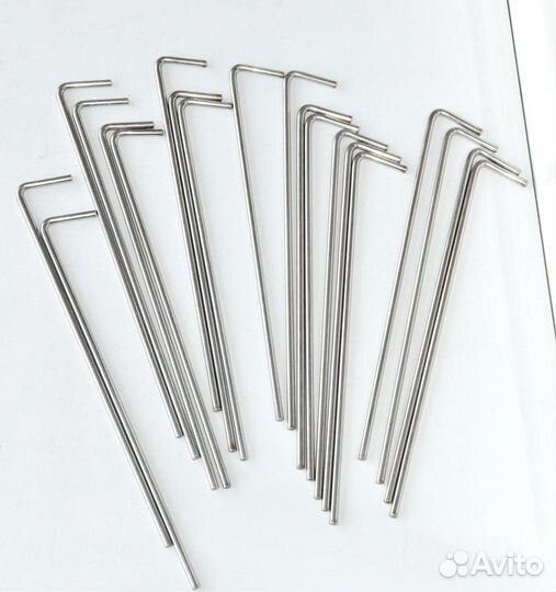 Колышки для палатки (нержавеющая сталь) новые