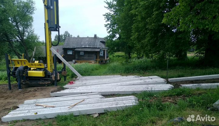 Фундамент из жб свай