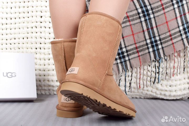 Угги UGG Classic Short II Chestnut оригинал