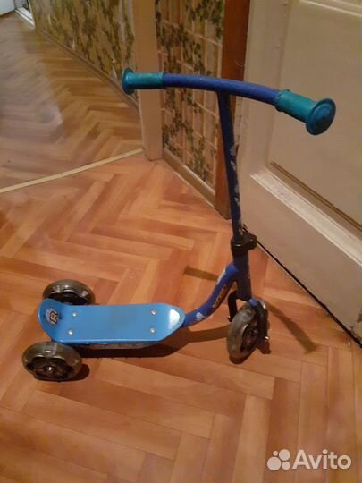 Самокат детский трехколесный бу