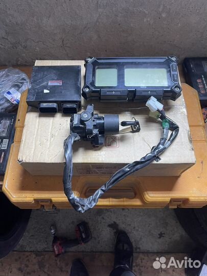 Комплект мозгов приборки и ключа yamaha mt09