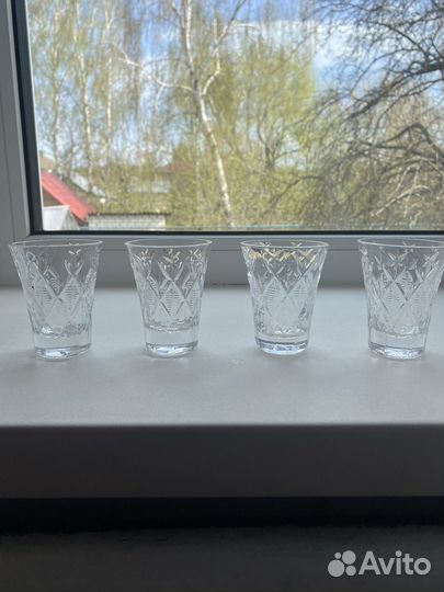 Фужеры хрустальные СССР