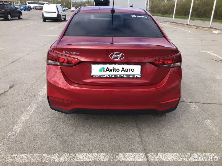 Hyundai Solaris 1.4 МТ, 2018, 62 804 км