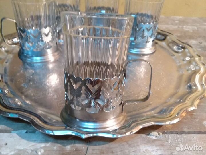 Стаканы и подстаканники СССР