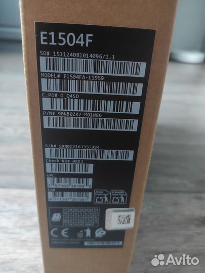 Новый ноутбук asus Vivobook Go 15 oled E1504FA