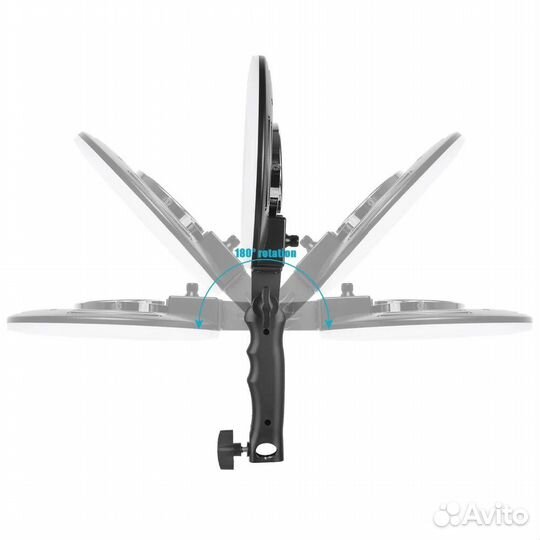 Настольный кольцевой светильник для макияжа 20 см