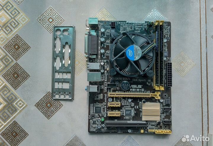 Комплект Asus H81M-C c процессор i 3 4130