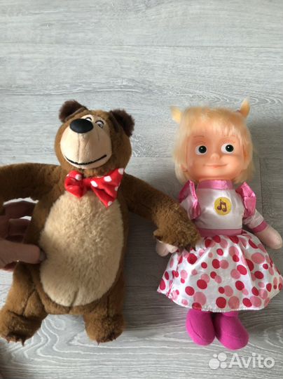Игрушки, маша и медведь, микки, погремушки
