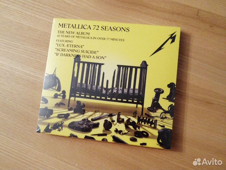 Metallica 72 seasons cd официальный