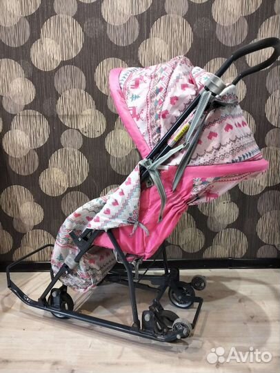 Санки-коляска Ника детям Умка 3-1 Nika