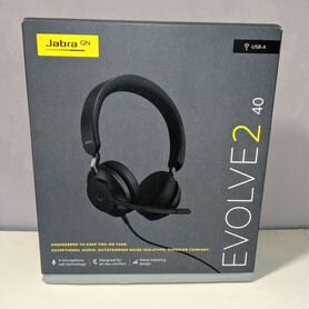 Гарнитура Jabra Evolve2 40, USB-A, MS Stereo