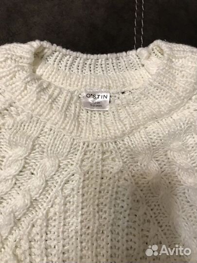 Свитер белый для девочки на 12 лет