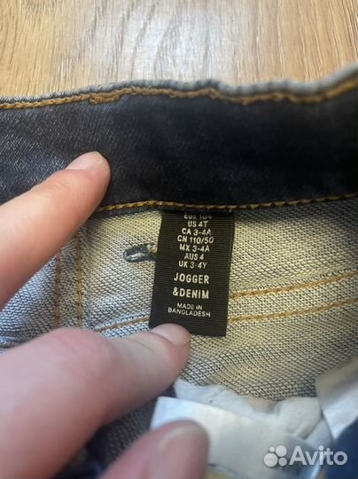 Джинсы HM 104-110 как новые