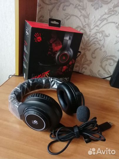 Проводная гарнитура А4Tech Bloody G220S чёрный